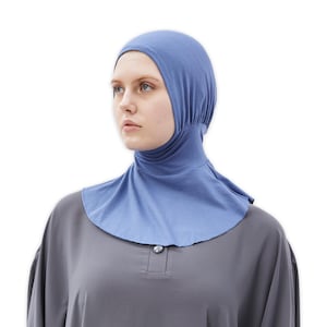 Sport Hijab Bonnet – Viscose Lycra Neck Collar, Athletic & Ready‑to‑Wear