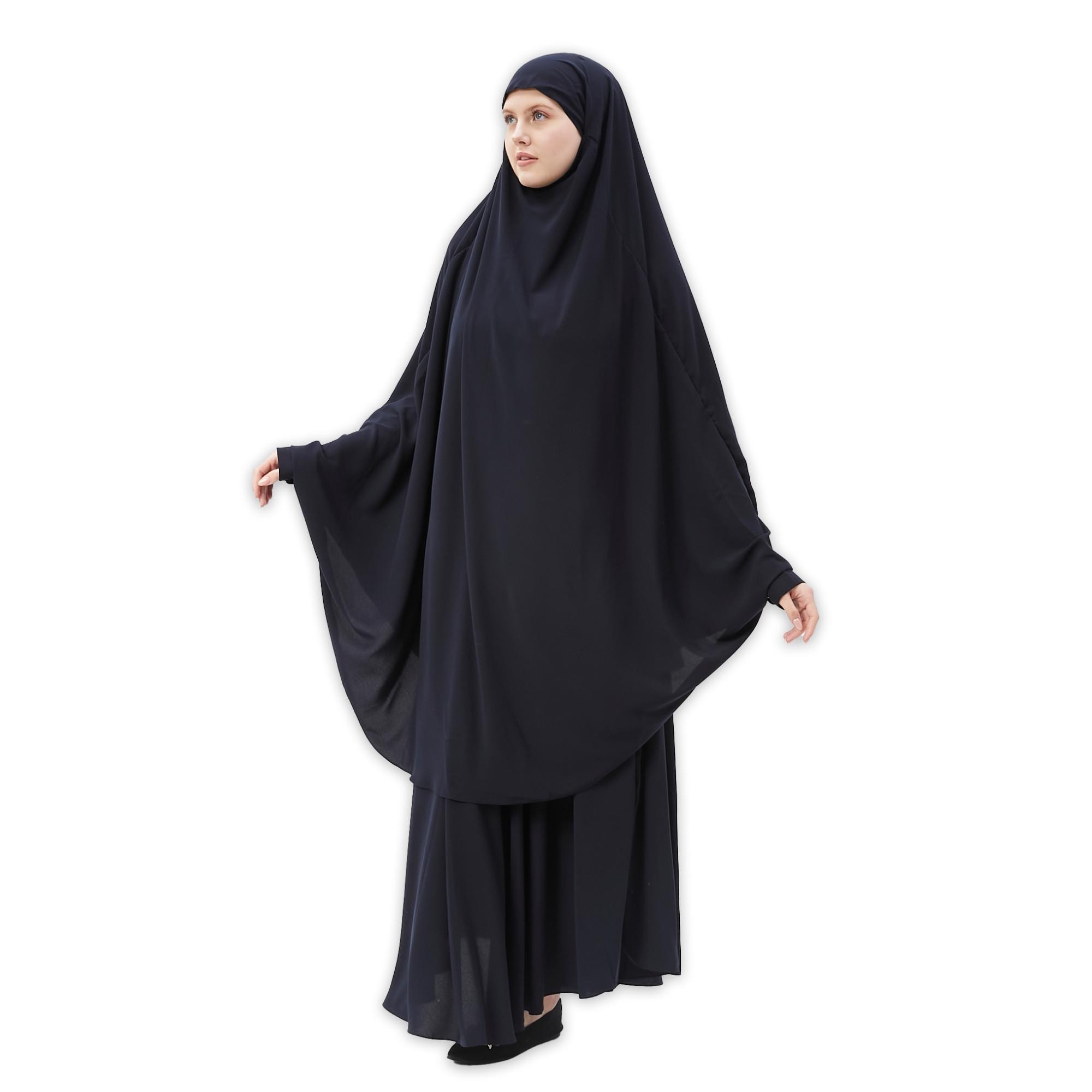 Medina Silk Islamic Attire for Women Stylish & Comfortable Women's Islamic Attire Soft Medina Silk Girls Abaya Silk Long Hijab Dress
