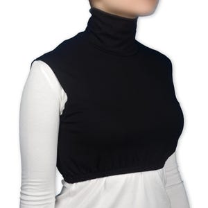 Practical Neck and Chest Cover | Seamless Fake Collar under Dresses and Tops |  Lycra Half Body Shaper for Women