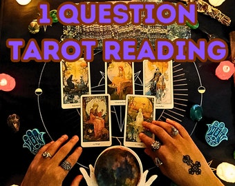Ask Question Same Day Psychic Tarot Reading, Tarot Love Career Reading, One Question Reading, Medium Divination