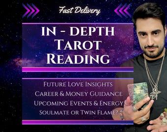 In-Depth Tarot Reading Same Day: Love, Career & Life Path Guidance