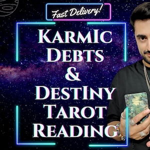 Karmic Debts & Destiny Tarot Reading | Past Lives, Soul Contracts, Life Purpose | Same Day Psychic Reading