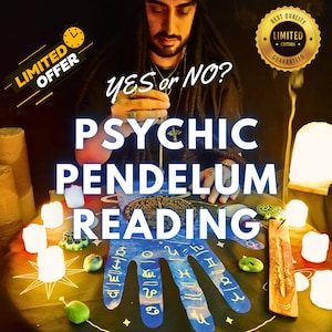 Yes or No QUESTION Psychic Same Day Pendulum Reading, Medium Divination, Love Career Soulmate Tarot Reading, One question