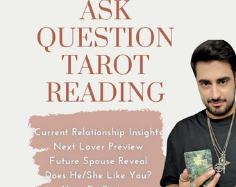 Custom Tarot Reading for Love, Career, Relationships, or Life Questions – Accurate and Fast Delivery