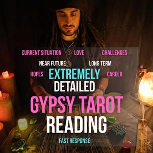 Lectura de Tarot Gitano: Tirada de Vida Completa de 21 Cartas / Amor, Carrera y Futuro / Entrega el mismo día / Sin IA / Personalizada