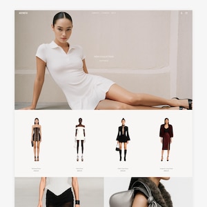 Anspruchsvolles Shopilly Theme | Luxus Shopilly Template | Exklusiv | Mode | Designer | Modern | High-End | Ästhetisch