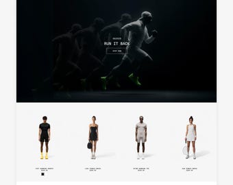 Luxury Sportswear Shopify Theme | High-end Active wear Template | Exclusive Shopify 2.0  | Fashion Shopify  | Athleisure | Aesthetic