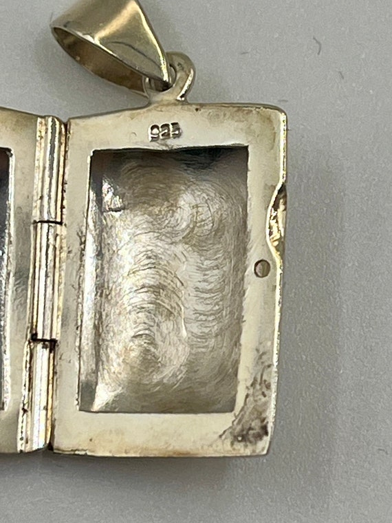 Antique Sterling Silver Locket - image 2