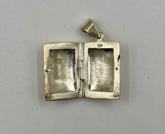 Antique Sterling Silver Locket - image 3