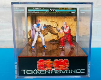 Tekken Advance, GBA, Diorama Cube Template, Retro Games