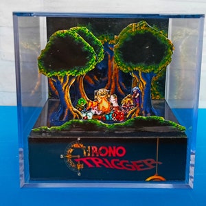 Chrono Trigger SNES- Diorama Cube Template, Retro Games