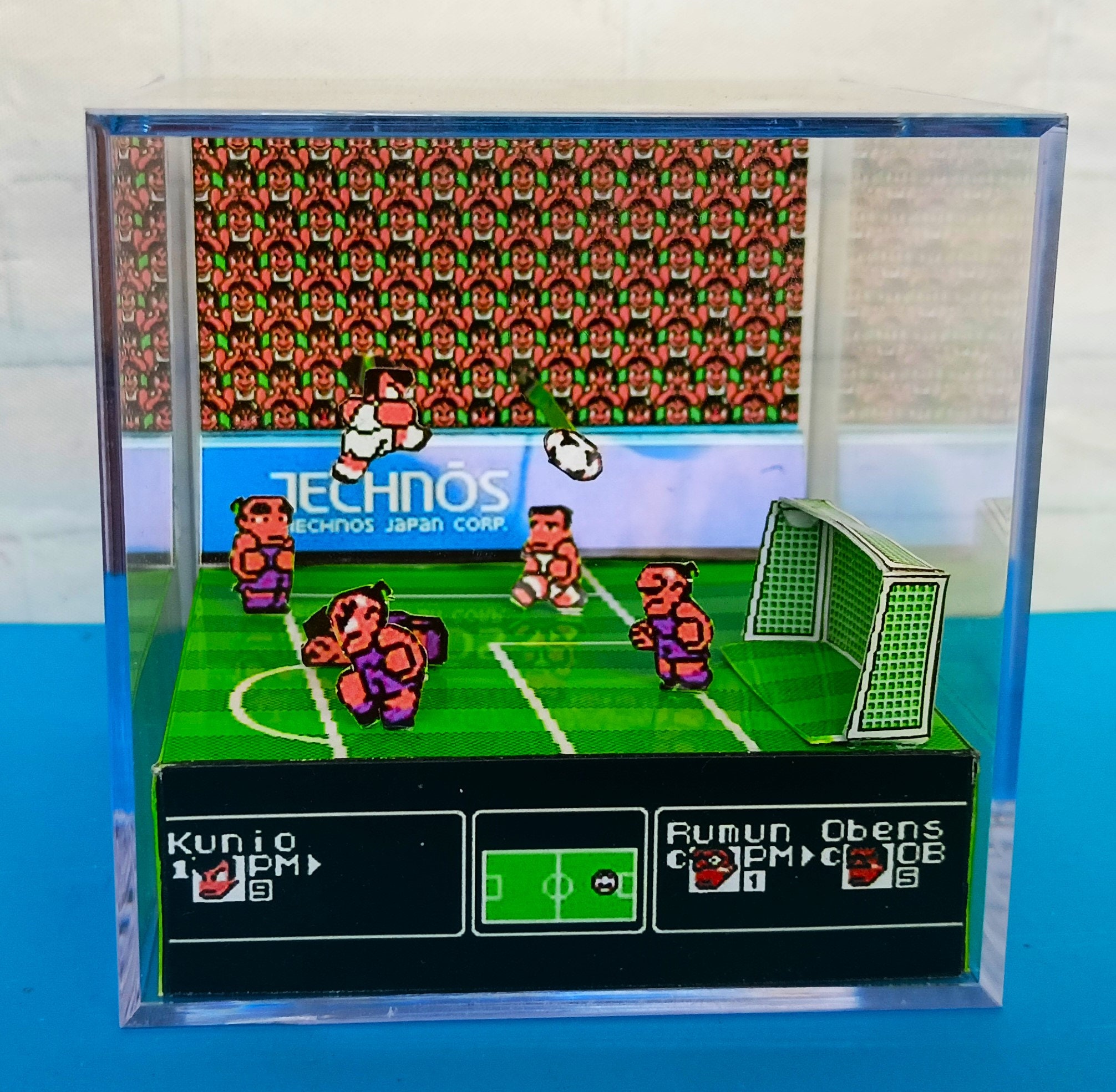 Goal 3 - Kunio Kun No Nekketsu Soccer League - Diorama Cube