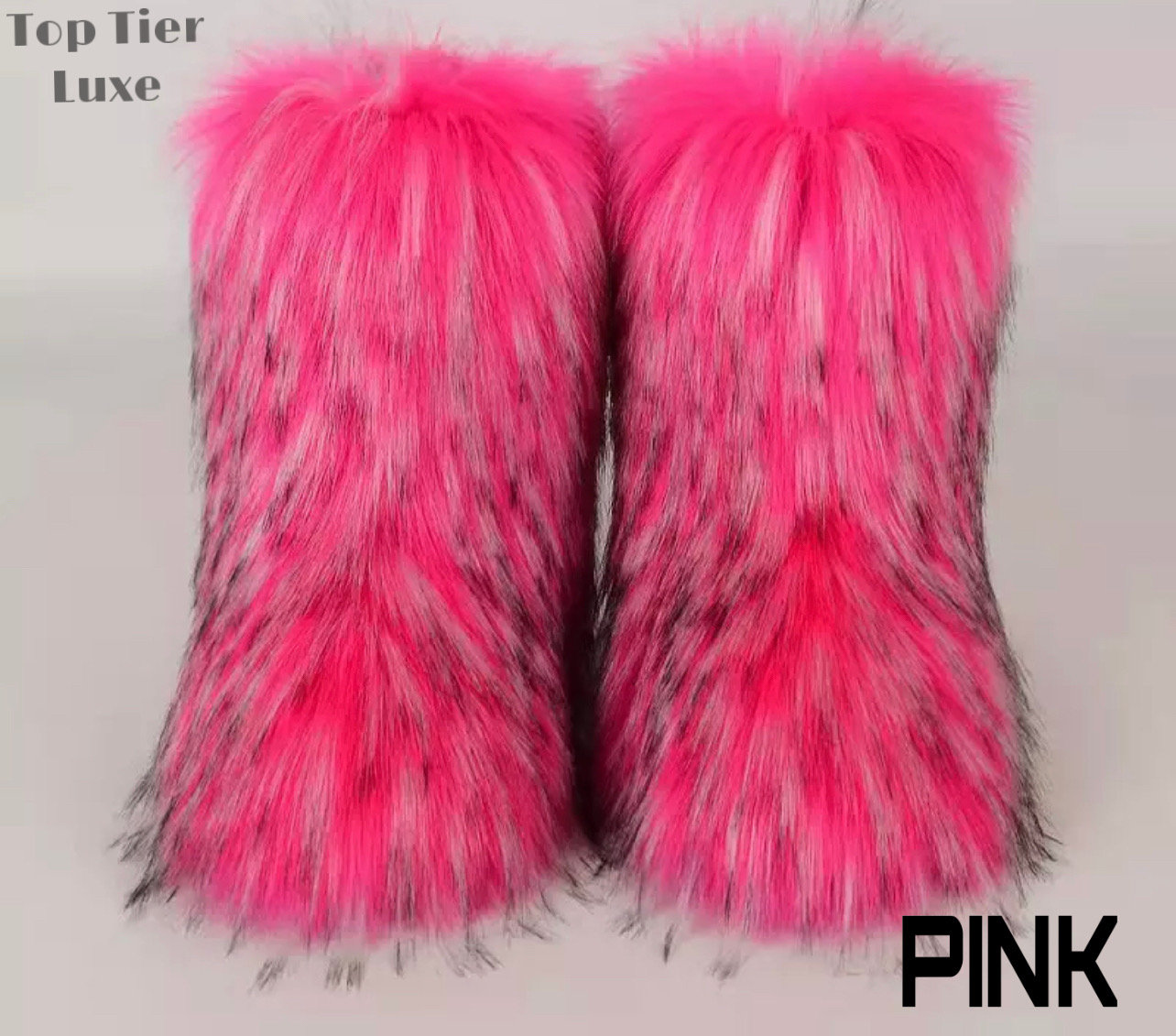 acg boots with fur