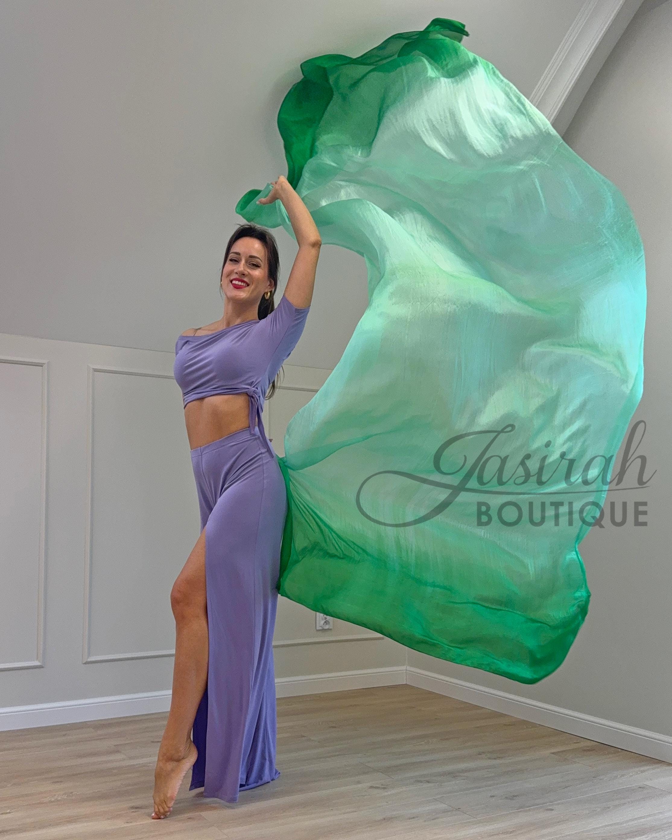 Voile soie violet fuchsia rose – Dégradé danse 200 x 110cm Voile soie violet fuchsia rose – Dégradé danse 200 x 110cm