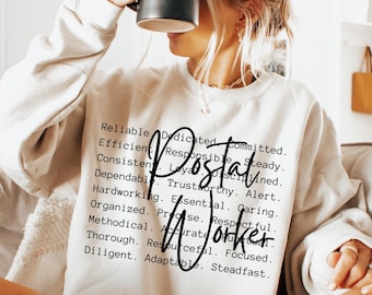 Postal Worker Words PNG SVG, Postal Service Shirt Design, Sublimation (Digital Download)