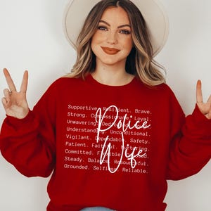 Police Wife words png svg, Police Wife tshirt designs, Police Wife sublimation, Gift for Police Wife png svg, Police Officer Wife png svg