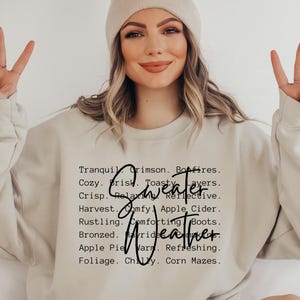 Sweater Weather Words png svg, Cozy Sweaters, Autumn tshirt design png svg, Autumn sublimation, Autumn Season png svg, girly, Fall quotes
