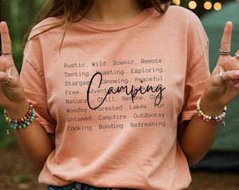 Camping words png svg, Camp Life Png Sublimation, Shirt Design, Camping Mode, Camping Life, Gift Idea, Summer love
