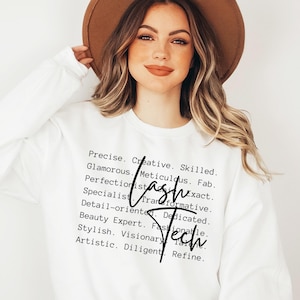 Lash Tech-ord png svg, Lash Tech png svg, Lash Tech-designer, Lash Tech-sublimering, Lash Tech-vibbar png svg, Lash Tech-t-shirt