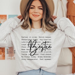 Bestie words png svg, BFF png svg, Best friend tshirt designs, Bestie sublimation, Gift for Best Friend png svg, Bestie definition png svg