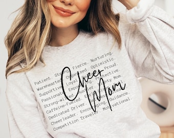 Cheer Mom png svg, Cheer Mom Wörter png svg, Cheer Mom Tshirt Design, Cheer Mom Sublimation, Cheerleader png svg, Cheer Mom Definition