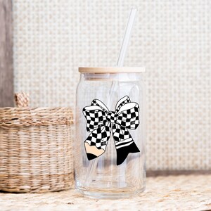 Checkered Pencil Coquette Bow png, Retro Teacher png, Teacher bow png, Gift for Teacher, Trendy Teacher png sublimation, Bow Teacher Shirt image 10