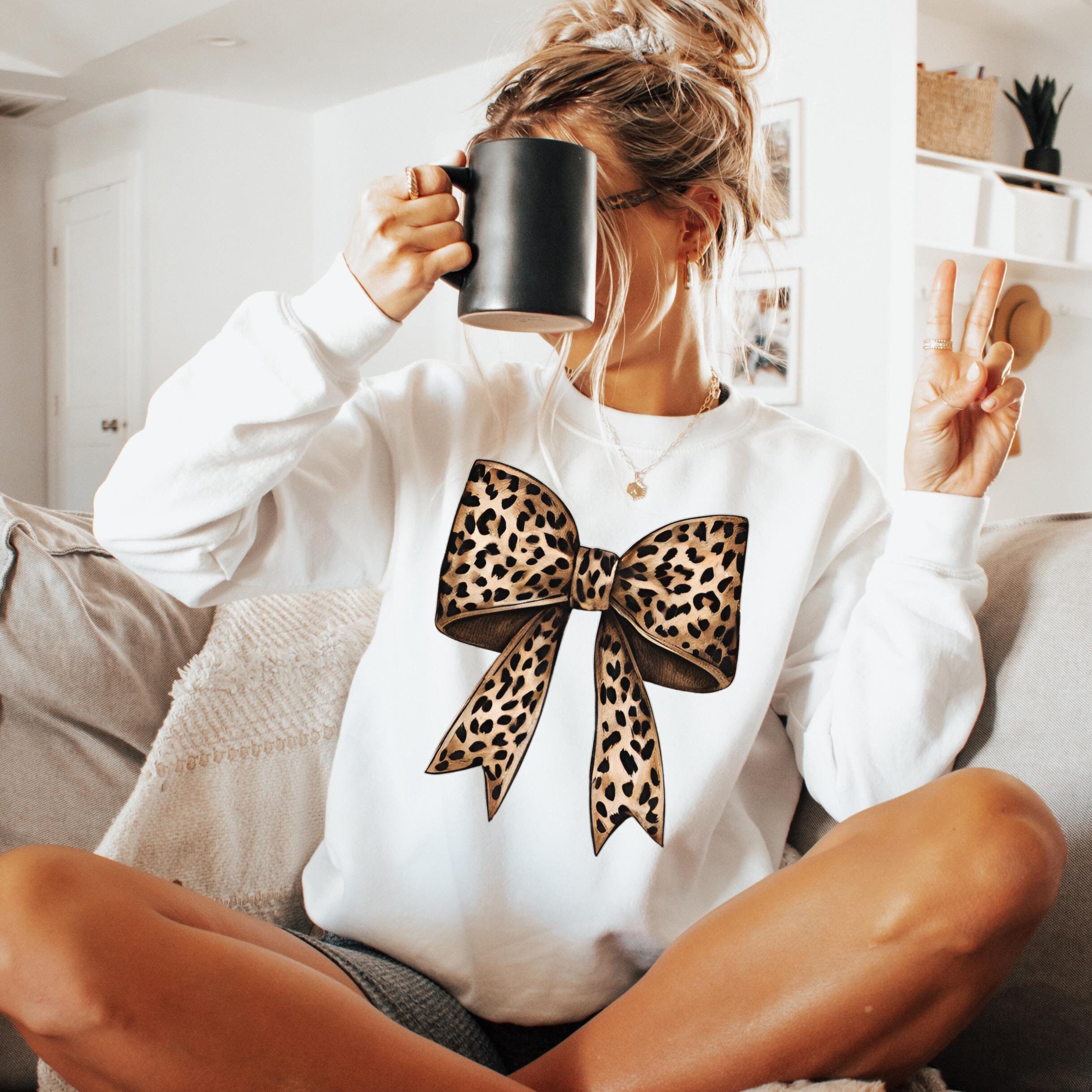 Kokette Schleife png, Leopardenmuster Schleife png, Gepard Schleife png, Herbst Girly png, Weiches Mädchen Band png, Kokette Schleife png, Bogen Sublimation