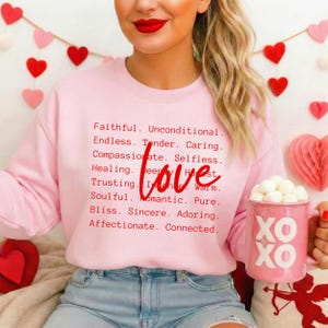 Love Words png svg, Love tshirt design png, Valentines Day png svg, Love definition png svg, Love sublimation, Kind words png svg, Romance image 3