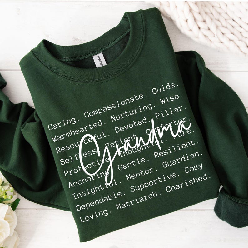 Mormors ord png svg, mormors t-shirtdesigner, mormors sublimering, present till mormor png svg, mormors uppskattning, mormors kärlek png svg bild 3