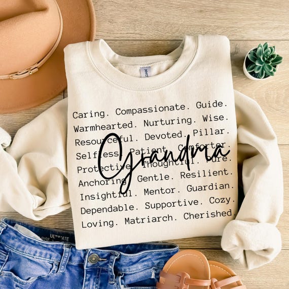 Grandma words png svg, Grandma tshirt designs, Grandma sublimation, Gift for Grandma png svg, Grandma appreciation, Grandma love png svg