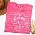 Pink Spirit Words PNG SVG, Breast Cancer Awareness Shirt Design, Motivational Sublimation (Digital Download) product logo