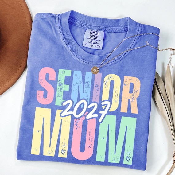Senior Mom 2027 PNG, Graduation Sublimation, Class of 2027 Mama Shirt Design (Digital Download)