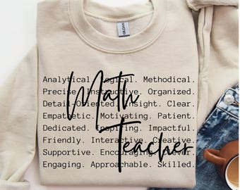Math Teacher Words png svg, Math Teacher png svg, Gift for Math Teacher png, Math Teacher sublimation, Math Teacher appreciation png