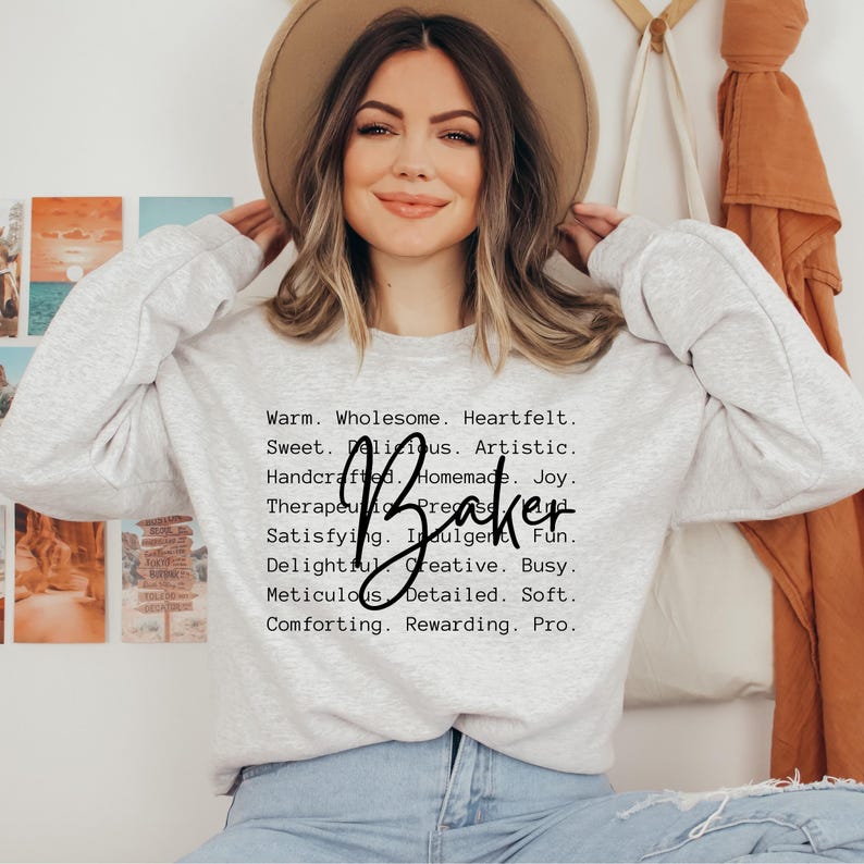 Baker Words PNG SVG, Bakery Chef Shirt Design, Sublimation (Digital Download) image 5