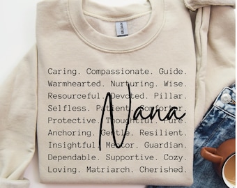 Parole di Nana png svg, Nana png svg, Disegni per magliette di Nana, Sublimazione di Nana, Regalo per Nana png svg, Definizione di Nana png svg, Apprezzamento di Nana