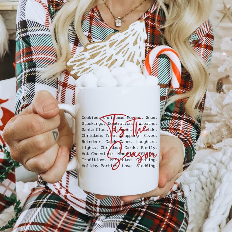 Tis the Season Words PNG SVG, Christmas Sublimation, Shirt Design (Digital Download) image 10