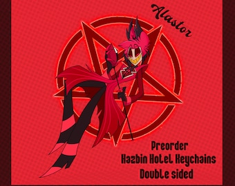 PREORDER Hazbin Hotel Alastor keychain