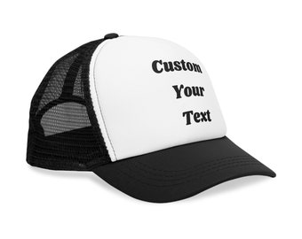 Gorra de malla personalizada: ¡Tu texto, tu estilo! Ideal para regalar a nuevos padres, novias, despedidas de soltera o Navidad. ¡Exprésate de forma única!