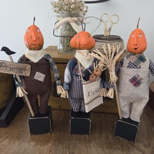 Handmade Primitive Scarecrow