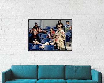 Sex and the City Vintage- Nostalgic Colorful Photo - Iconic Tv Show female friendship - Stylish Horizontal Digital Print