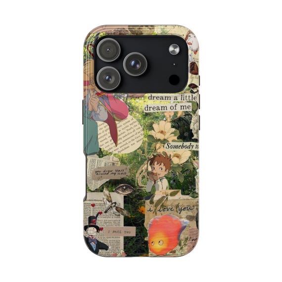 Studio Ghibli Phone Case, Kawaii Aesthetic Collage, Vintage Anime Cottagecore Design, Cute Indie Nostalgic iPhone Cover - Etsy Studio Ghibli Phone Case, Kawaii Aesthetic Collage, Vintage Anime Cottagecore Design, Cute Indie Nostalgic iPhone Cover - Etsy