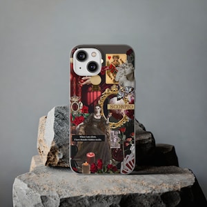 Telefoonhoesje Schorpioen sterrenbeeld – Astrologiecadeau – Mysterieus en gedurfd ontwerp – Coque Téléphone Scorpion – Funda Celular Escorpio – horoscoopstijl
