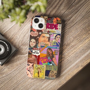 Lana Del Rey Retro Comic Phone Case – Aesthetic & Artistic Tribute, Perfect Gift for Fans of Her Unique Visual Style!