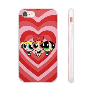 Cute Cartoon Phone Case, Fun Gift for Girlfriend Daughter or Sister, Colorful Aesthetic Cover, Trendy Protective iPhone Case