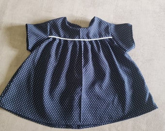 Blouse à pois 12 mois