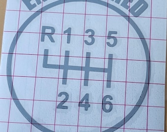 Endangered Species Manual Transmission Vinyl Decal
