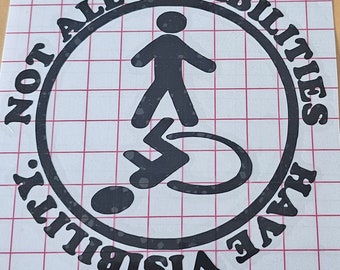 Nicht alle Behinderungen haben Sicht