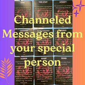 MÊME JOUR 9 CARTE Messages d'amour de votre personne - Tirez uniquement la carte Séparation Ex Rupture âme sœur Tarot flammes jumelles Oracle Lecture psychique