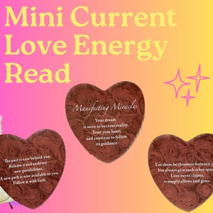 3 CARD SAME DAY Mini Love Oracle about your love life relationship - Card pull only  Soulmate Twinflame Love Prediction Attract love reading