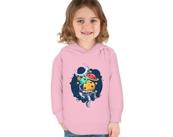 Felpa con cappuccio in pile pullover unisex per bambini Space Austrounat